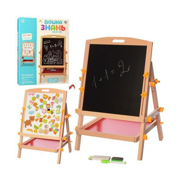 

Мольберт деревянный TREE TOYS Доска знаний (MD 2382)