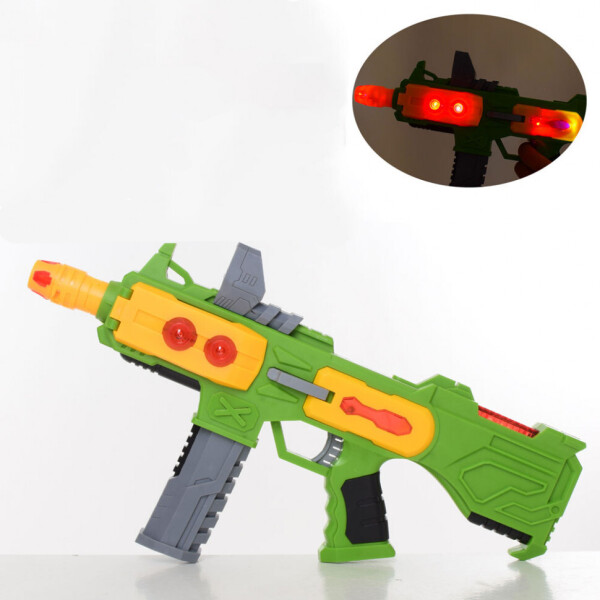 

Детский игрушечный автомат BY-3315A со звуковыми эффектами (Зелёный)