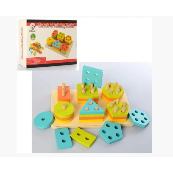 

Деревянная игрушка Геометрика MD 2309