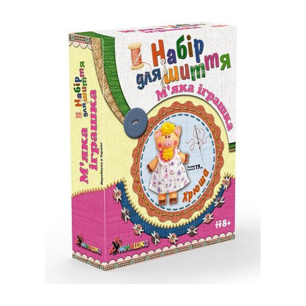 

Набор для творчества. Шитье мягкой игрушки "Хрюша" (МИ-004) MI-004