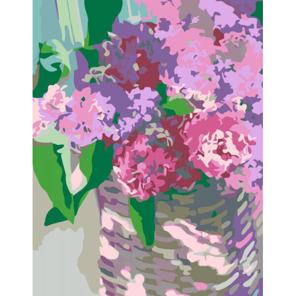 

Картина по номерам. Rosa „Нежные гиацинты“ 35х45см N00013294