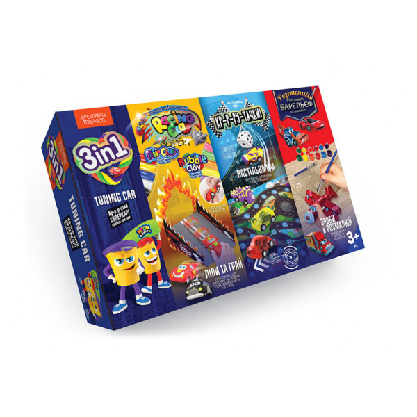 

Набор креативного творчества TUC-01DT "3 in 1 TUNING CAR"