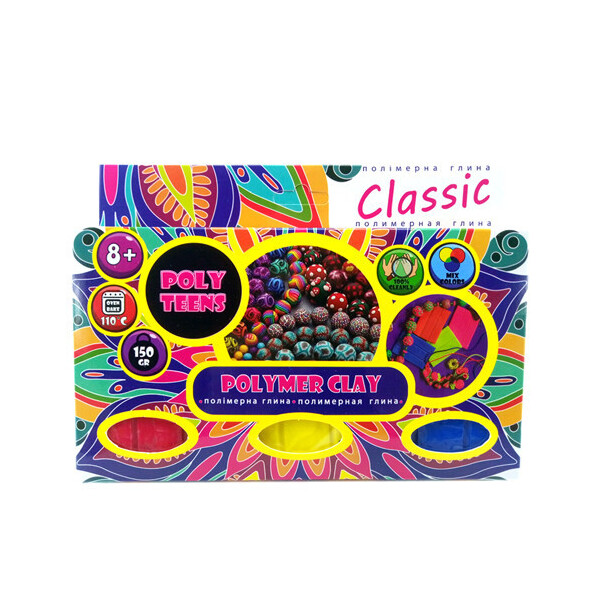 

Набор полимерной глины для лепки ТМ Poly Teens Classic РТ00001