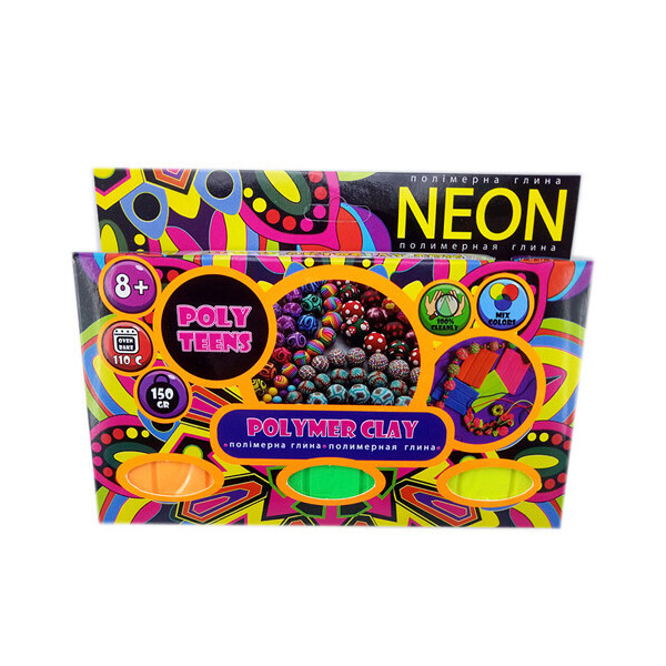 

Набор полимерной глины для лепки ТМ Poly Teens Neon РТ00002