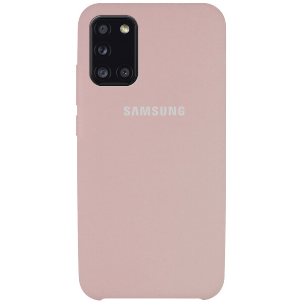 

Чехол Противоударный накладка Epik Silicone Case NEW AAA Series для Samsung Galaxy A31 Розовый / Pink Sand