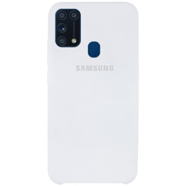 

Чехол Противоударный накладка Epik Silicone Case NEW AAA Series для Samsung Galaxy M31 Белый / White