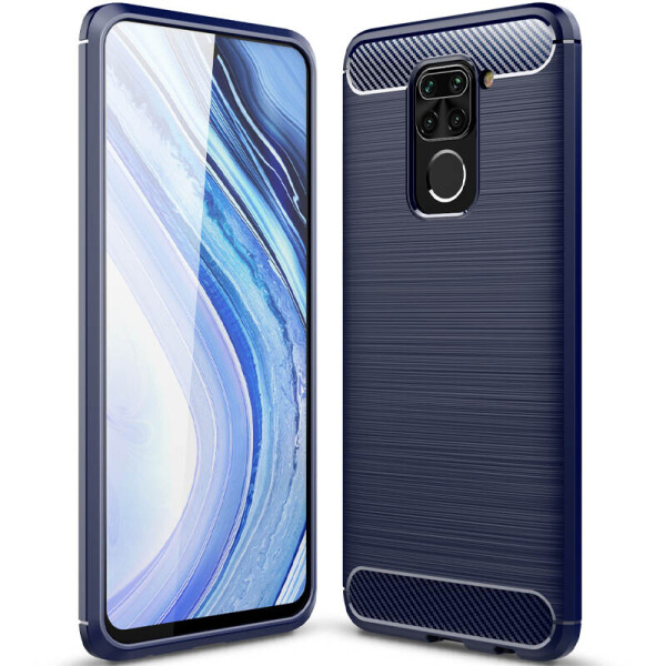 

Чехол Противоударный накладка Epik Slim Series для Xiaomi Redmi Note 9 Синий