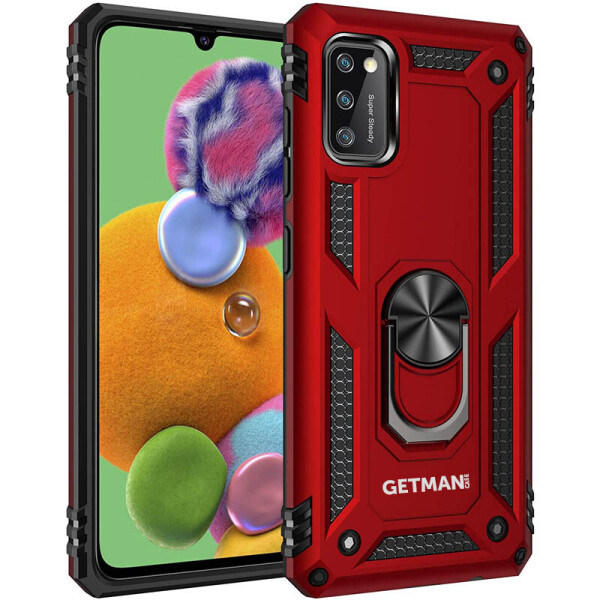 

Чехол Getman Serge Ring for Magnet NEW для Samsung Galaxy A41 Красный / Red