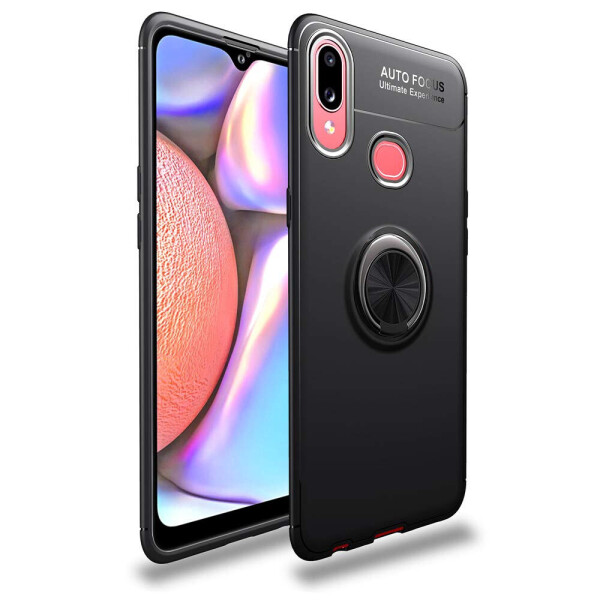 

Deen ColorRing NEW под магнитный держатель для Samsung Galaxy A10s Черный / Черный