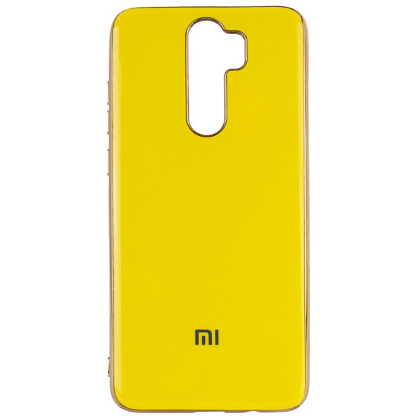 

Противоударный Чехол накладка Epik Glossy Logo NEW для Xiaomi Redmi Note 8 Pro Желтый