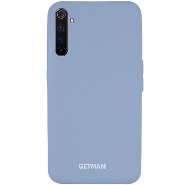 

Чехол Противоударный накладка Getman for Magnet NEW для Realme 6 Pro Серый / Mist Blue