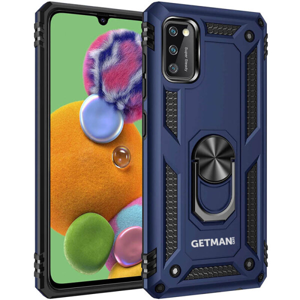 

Чехол Getman Serge Ring for Magnet NEW для Samsung Galaxy A41 Синий / Blue