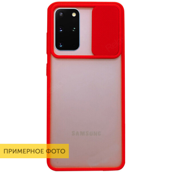 

Epik Camshield Mate NEW со шторкой защищающей камеру для Huawei P40 Красный / Red