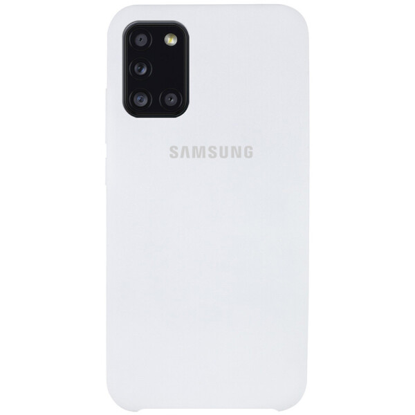 

Чехол Противоударный накладка Epik Silicone Case NEW AAA Series для Samsung Galaxy A31 Белый / White