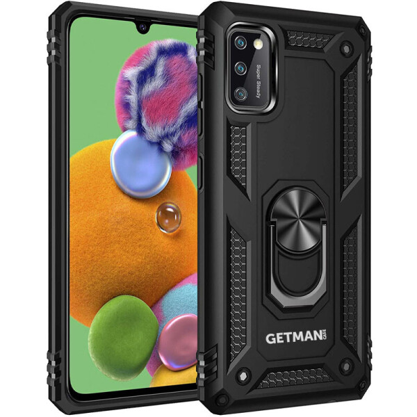 

Чехол Getman Serge Ring for Magnet NEW для Samsung Galaxy A41 Черный / Black