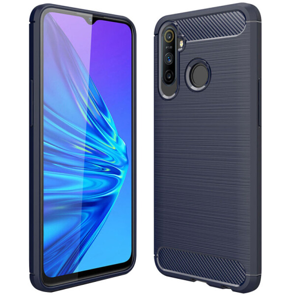 

Чехол Противоударный накладка Epik Slim Series для Realme C3 Синий