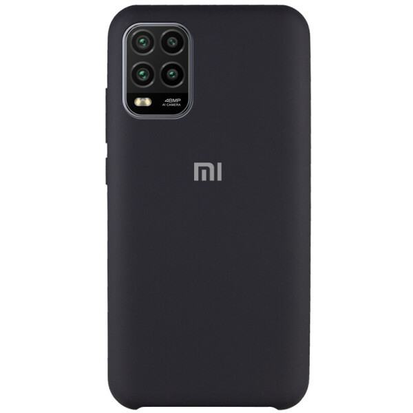

Чехол Противоударный накладка Epik Silicone Case NEW AAA Series для Xiaomi Mi 10 Lite Черный / Black