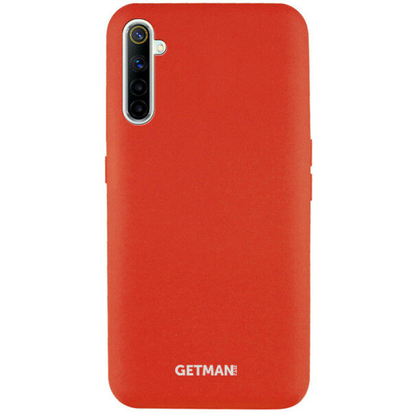 

Чехол Противоударный накладка Getman for Magnet NEW для Realme 6 Красный / Red