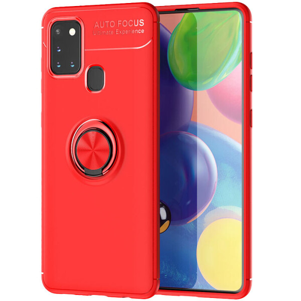 

Deen ColorRing NEW под магнитный держатель для Samsung Galaxy A21s Красный / Красный