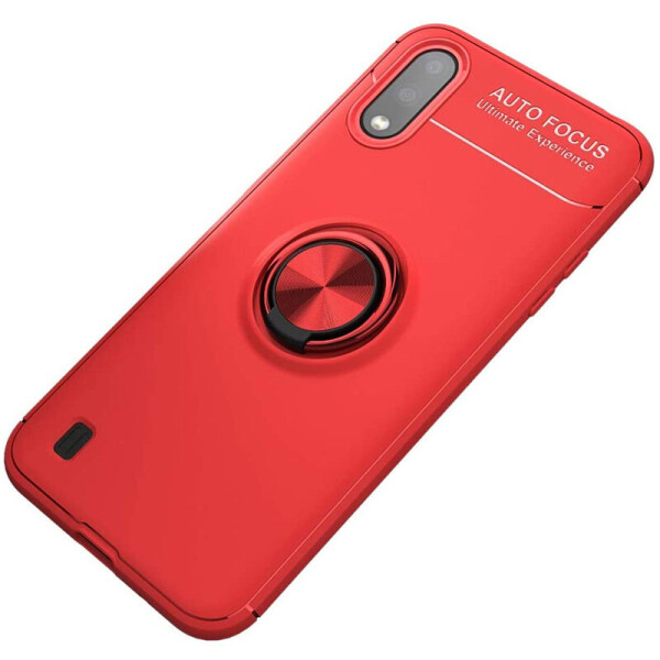 

Deen ColorRing NEW под магнитный держатель для Samsung Galaxy A01 Красный / Красный