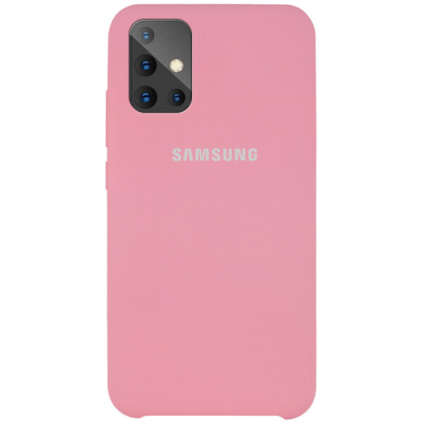 

Чехол Противоударный накладка Epik Silicone Case NEW AAA Series для Samsung Galaxy A51 Розовый / Light pink