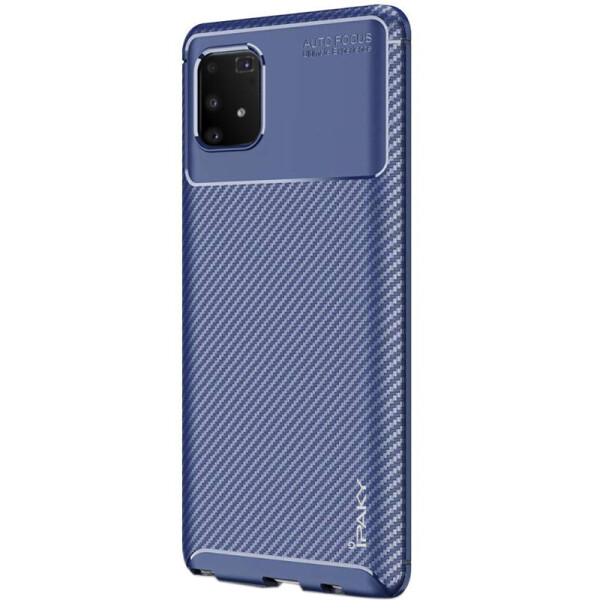 

Чехол Противоударный накладка iPaky Kaisy Series для Samsung Galaxy A91 Синий