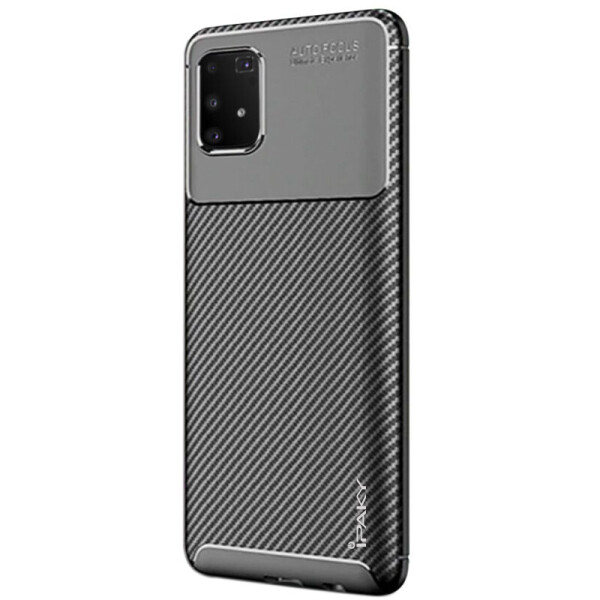 

Чехол Противоударный накладка iPaky Kaisy Series для Samsung Galaxy A91 Черный