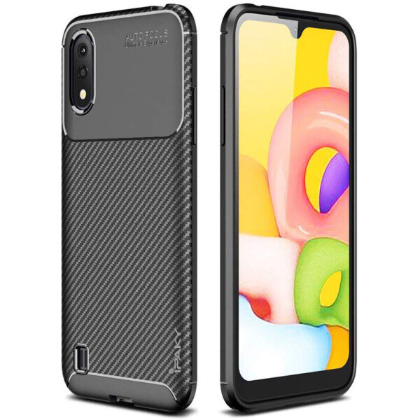 

Противоударный Чехол накладка iPaky Kaisy Series NEW для Samsung Galaxy A01 Черный