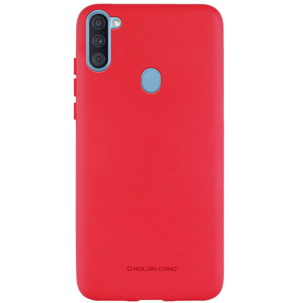 

Противоударный Чехол накладка Molan Cano Smooth NEW для Samsung Galaxy A11 Красный