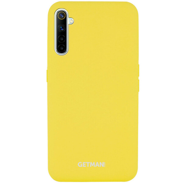 

Чехол Противоударный накладка Getman for Magnet NEW для Realme 6 Желтый / Yellow