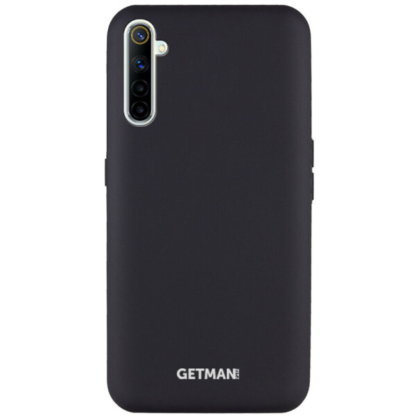 

Чехол Противоударный накладка Getman for Magnet NEW для Realme 6 Черный / Black