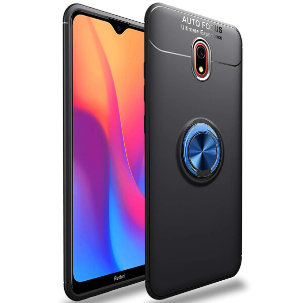 

Deen ColorRing NEW под магнитный держатель для Xiaomi Redmi 8a Черный / Синий
