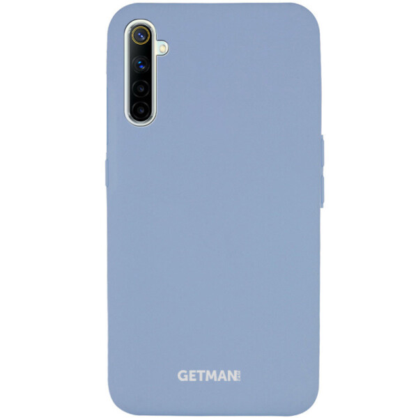

Чехол Противоударный накладка Getman for Magnet NEW для Realme 6 Серый / Mist Blue