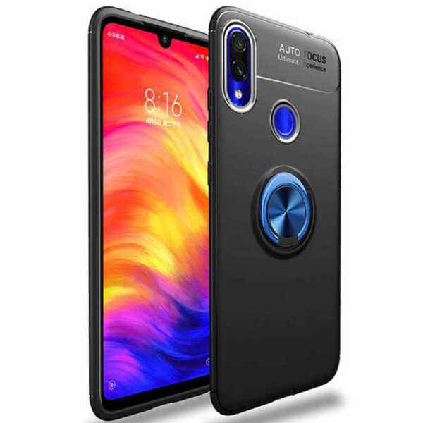 

Deen ColorRing NEW под магнитный держатель для Xiaomi Redmi Note 7 / Note 7 Pro / Note 7s Черный / Синий
