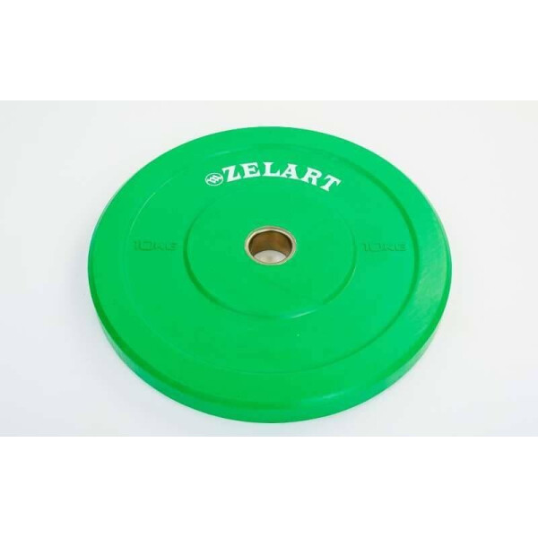 

Блины (диски) для кроссфита Bumper Plates резиновые d-51мм 10кг ТА-5125-10