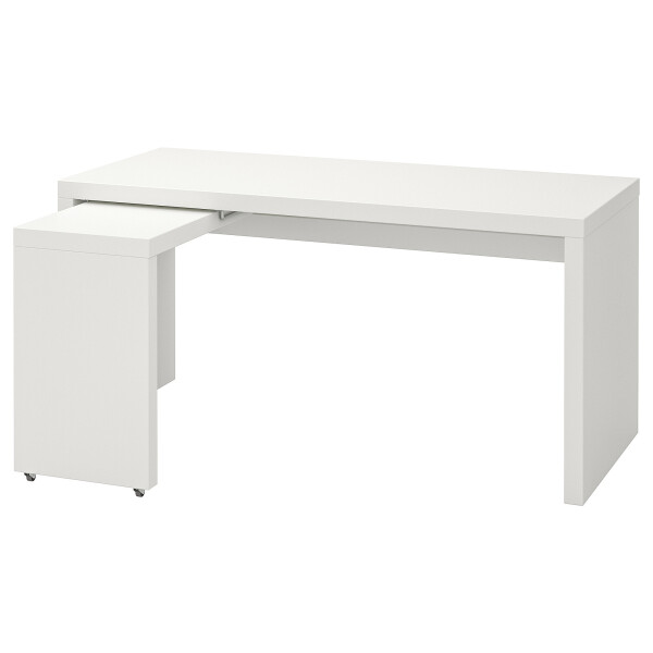 

Стол письменный с выдвижной панелью MALM IKEA 702.141.92