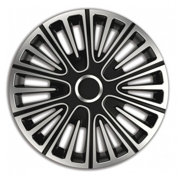 

Автомобильные колпаки 4 Racing Motion Silver-Black R13 4 шт.
