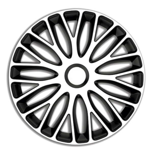 

Автомобильные колпаки 4 Racing Mugello White-Black R13 4 шт.