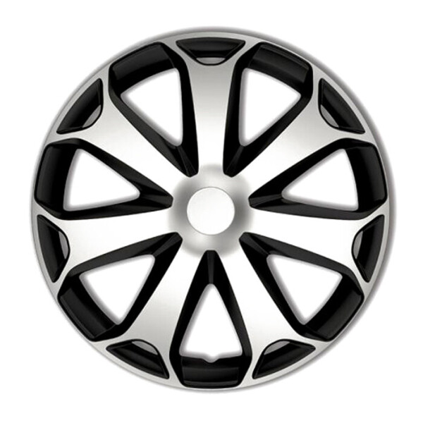 

Автомобильные колпаки 4 Racing Mega Silver-Black R14 4 шт.