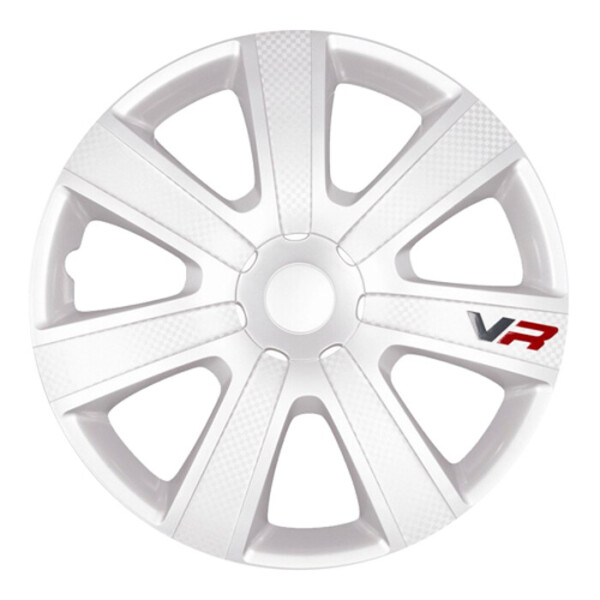 

Автомобильные колпаки 4 Racing VR Carbon White R16 4 шт.