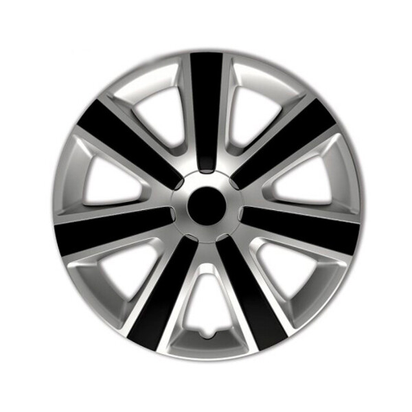 

Автомобильные колпаки 4 Racing VR Silver-Black R15 4 шт.