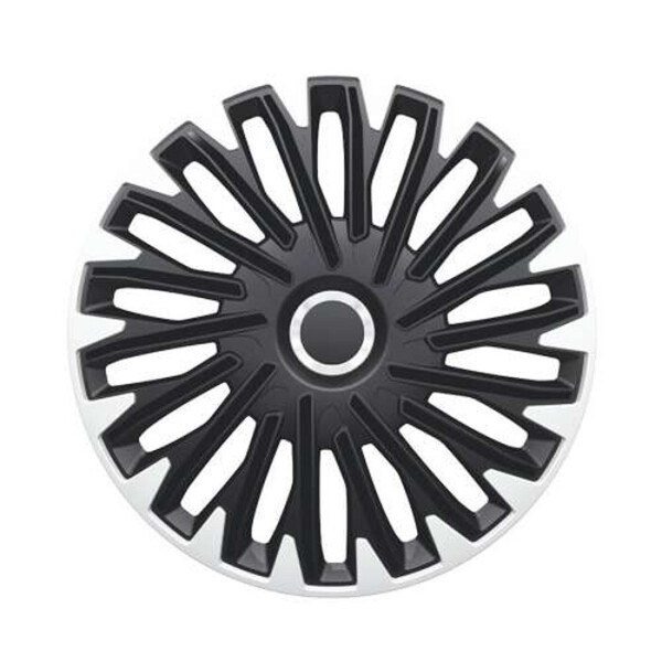 

Автомобильные колпаки 4 Racing Quantum Silver-Black R15 4 шт.