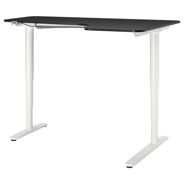 

Стол угловой с регулировкой высоты BEKANT IKEA 892.823.36