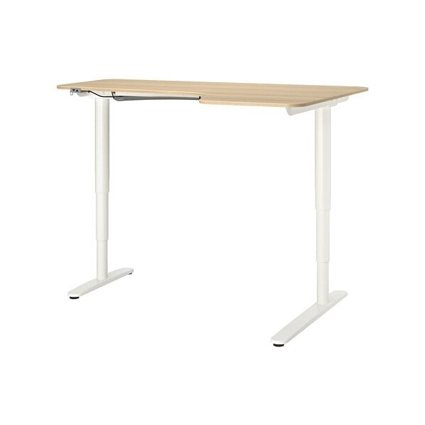 

Стол угловой с регулировкой высоты BEKANT IKEA 692.823.42
