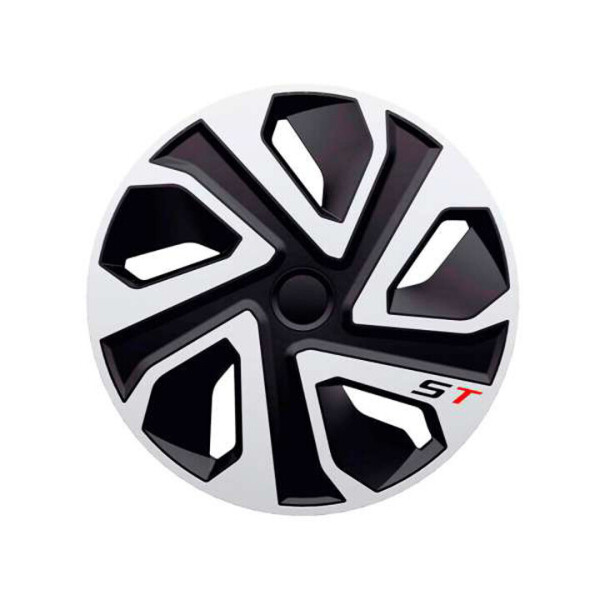 

Автомобильные колпаки J-Tec ST Silver-Black R13 4 шт.