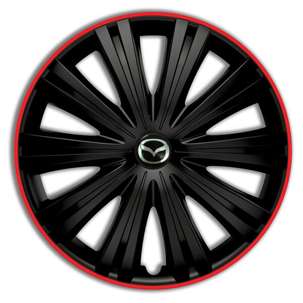 

Автомобильные колпаки Argo Giga R R16 4 шт. Черный/Красный обод (с логотипом Mazda)