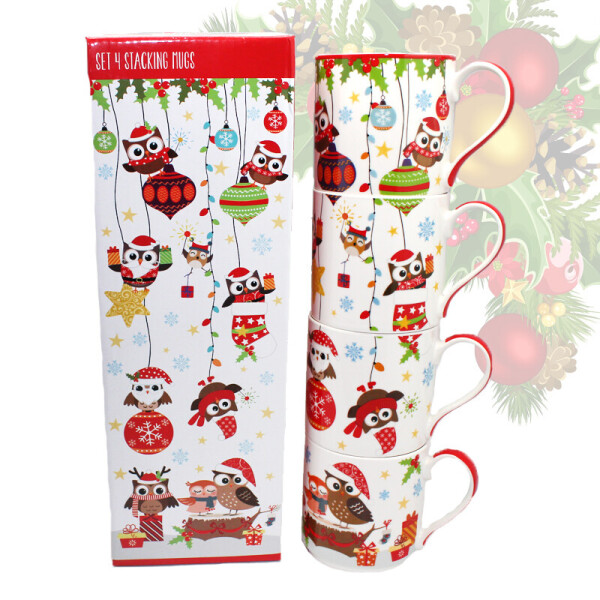 

Набор 4 кружки New Year Sabefet SS33078
