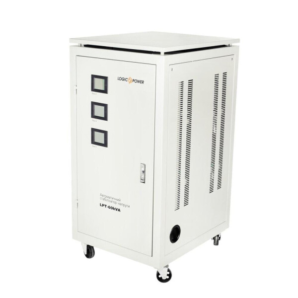 

Стабилизатор напряжения LogicPower LPT-60kVA 3 phase (42000Вт)
