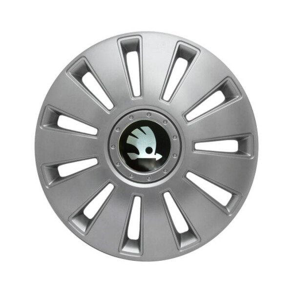 

Автомобильные колпаки Argo Silverstone R14 4 шт. Серебро (с логотипом Skoda)
