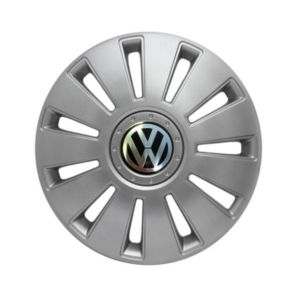 

Автомобильные колпаки Argo Silverstone R15 4 шт. Серебро (с логотипом Volkswagen)